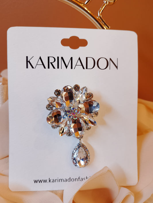 WATERDROP BROOCH