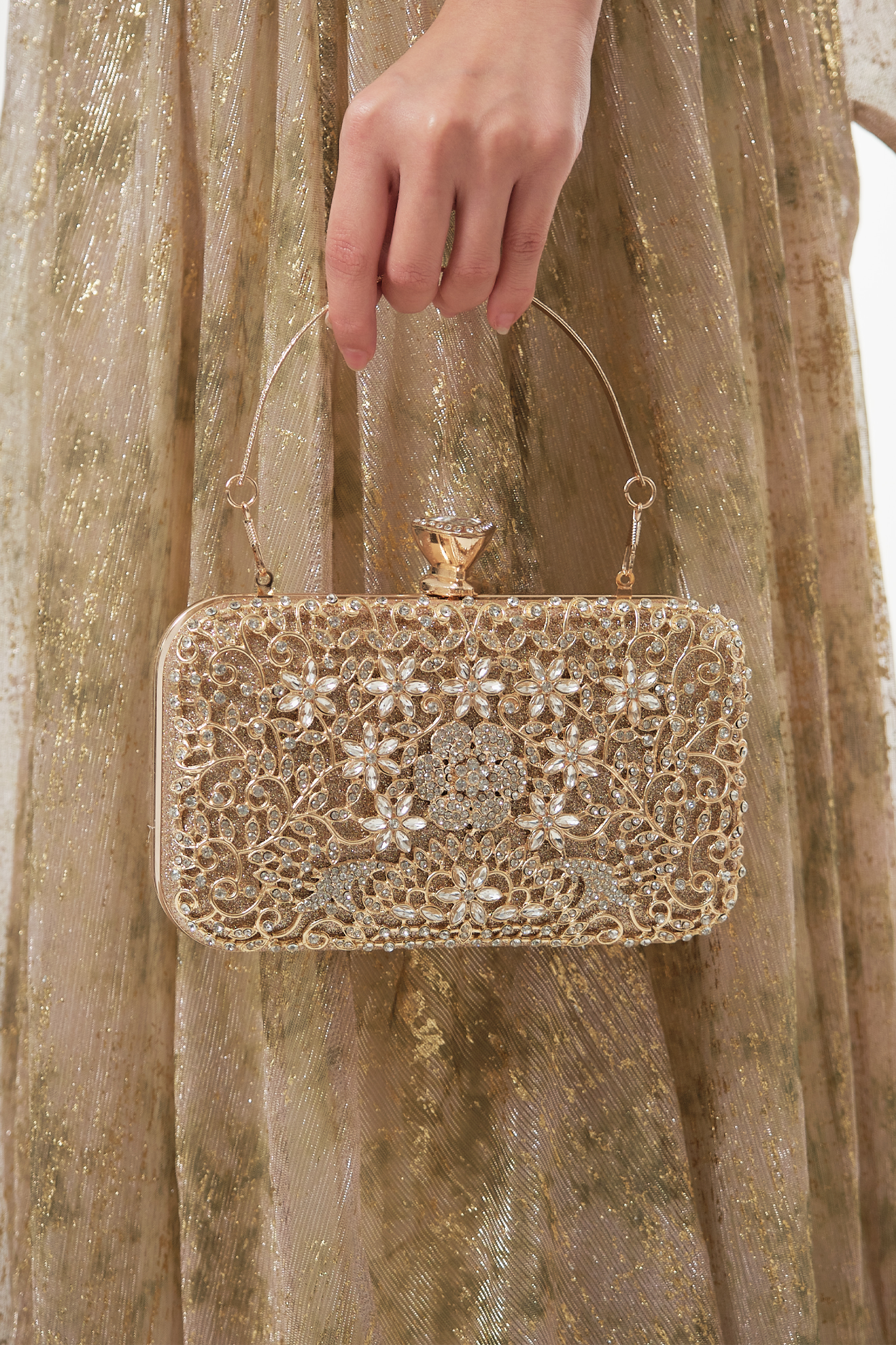 LILAC CLUTCH BAG