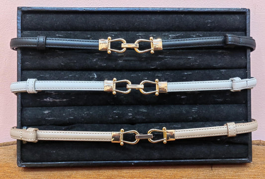 HORSEBIT VEGAN LEATHER BELT