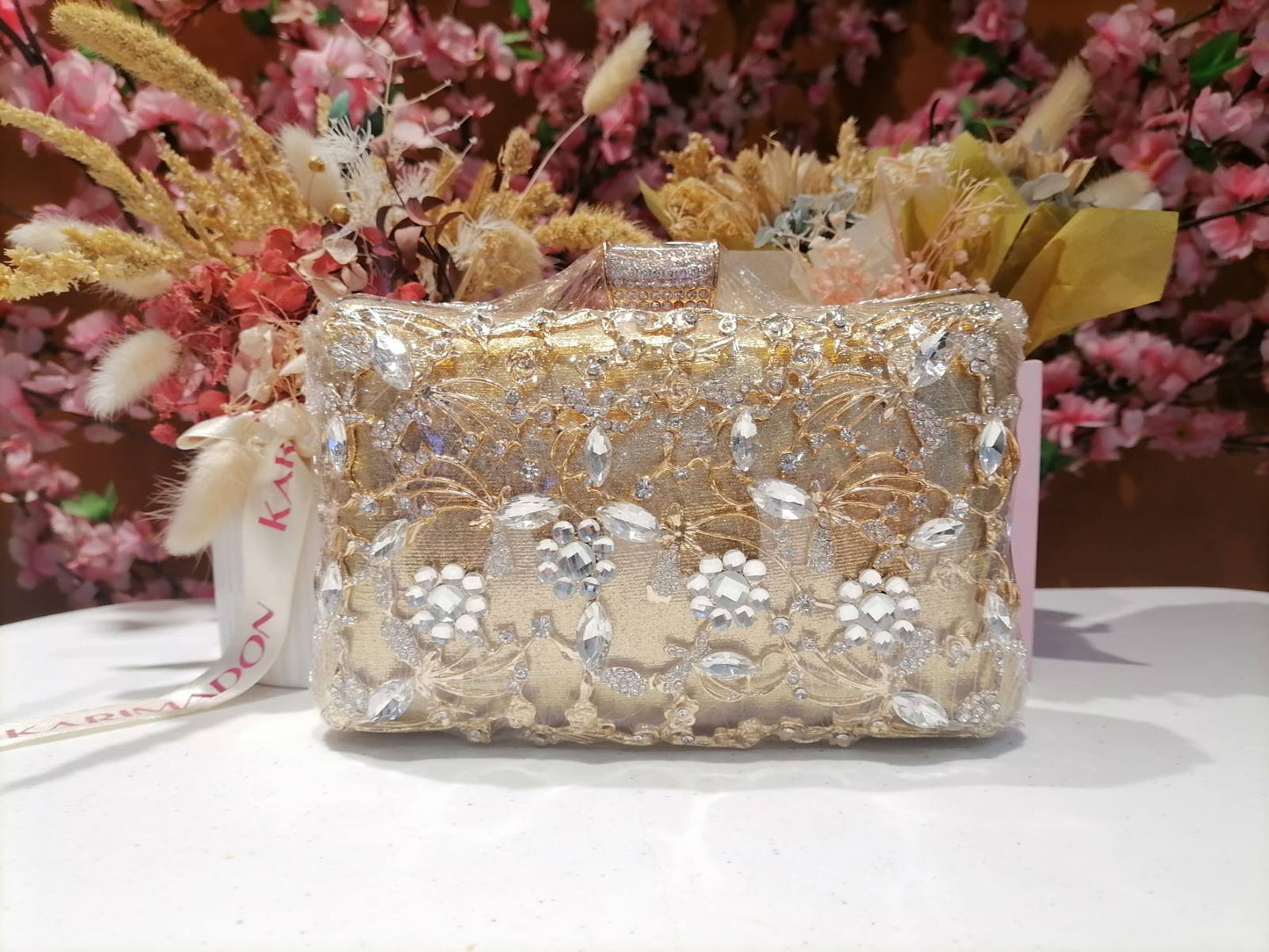 BEADED CLUTCH