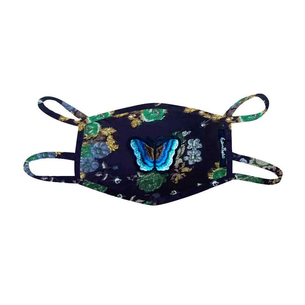 WA MASK - BUTTERFLY 13 - PRINTED NAVY