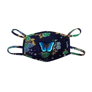 WA MASK - BUTTERFLY 13 - PRINTED NAVY